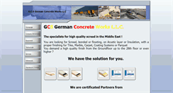 Desktop Screenshot of gcs-concrete.com